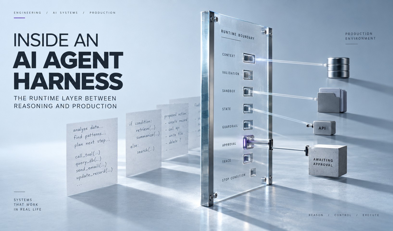 Inside an AI Agent Harness: The Runtime Layer Between Reasoning and Production