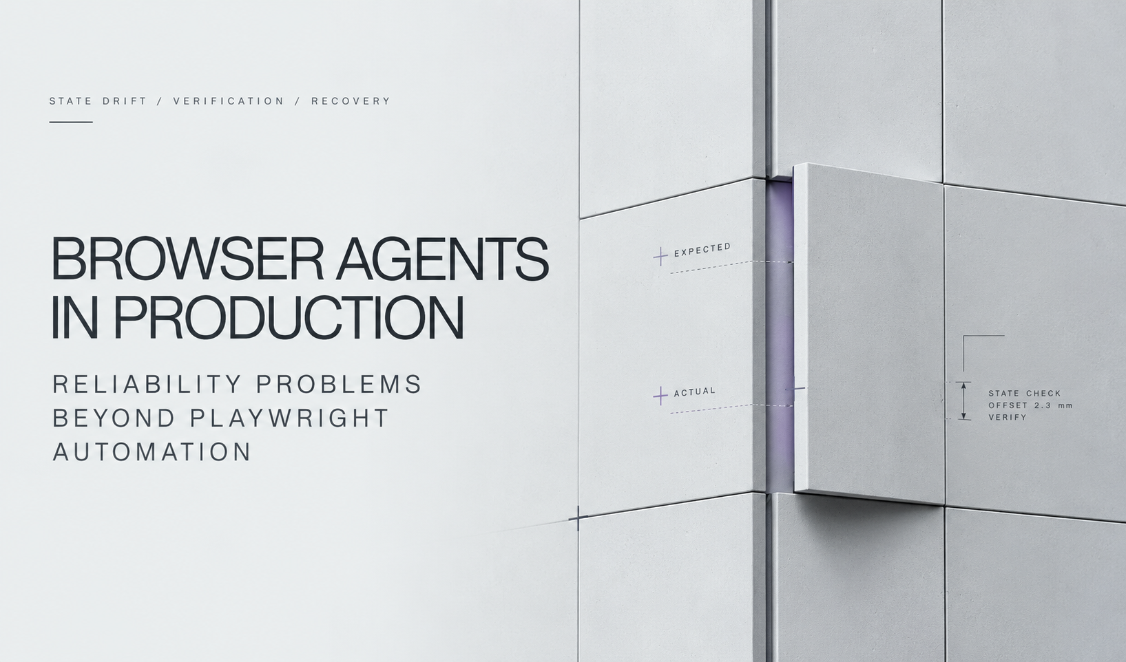 Browser Agents in Production: Reliability Problems Beyond Playwright Automation