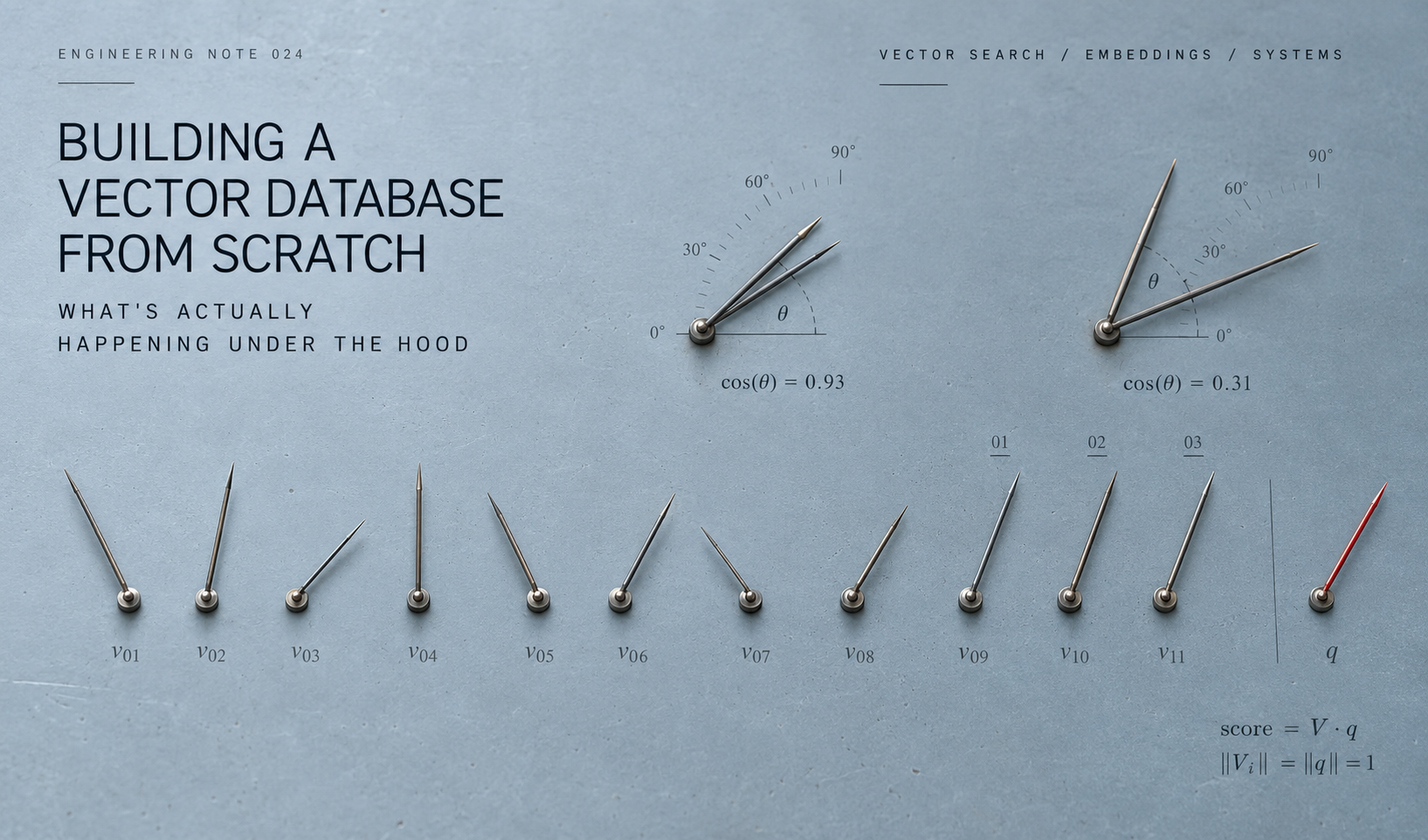 Building a Vector Database From Scratch: What's Actually Happening Under the Hood