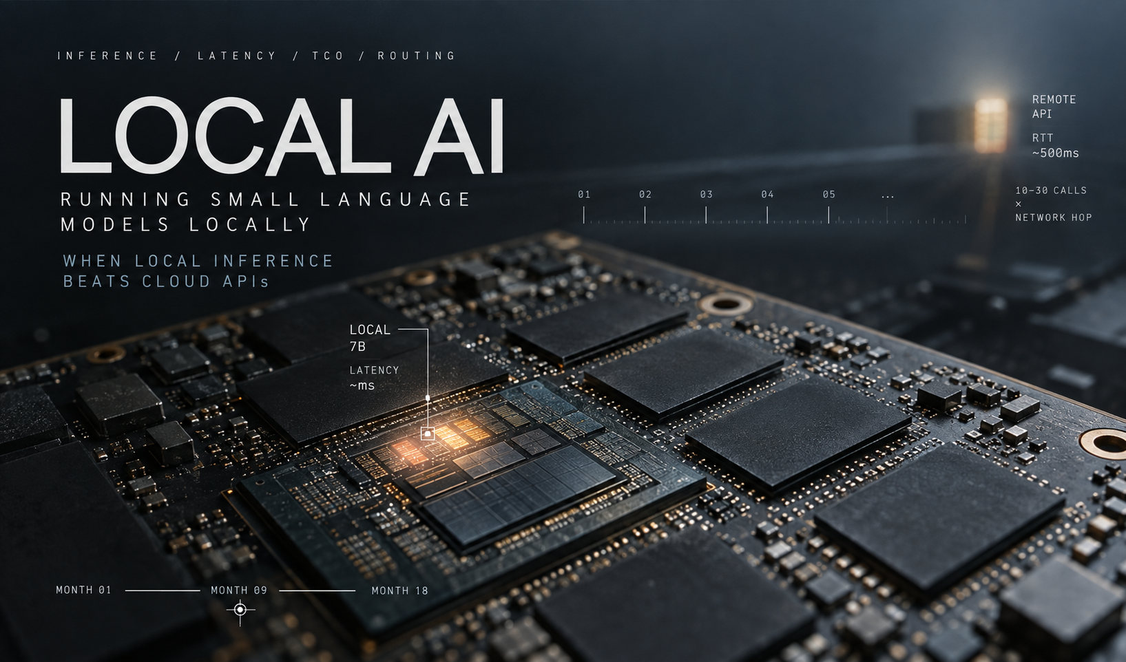 Running Small Language Models Locally: When Local Inference Beats Cloud APIs