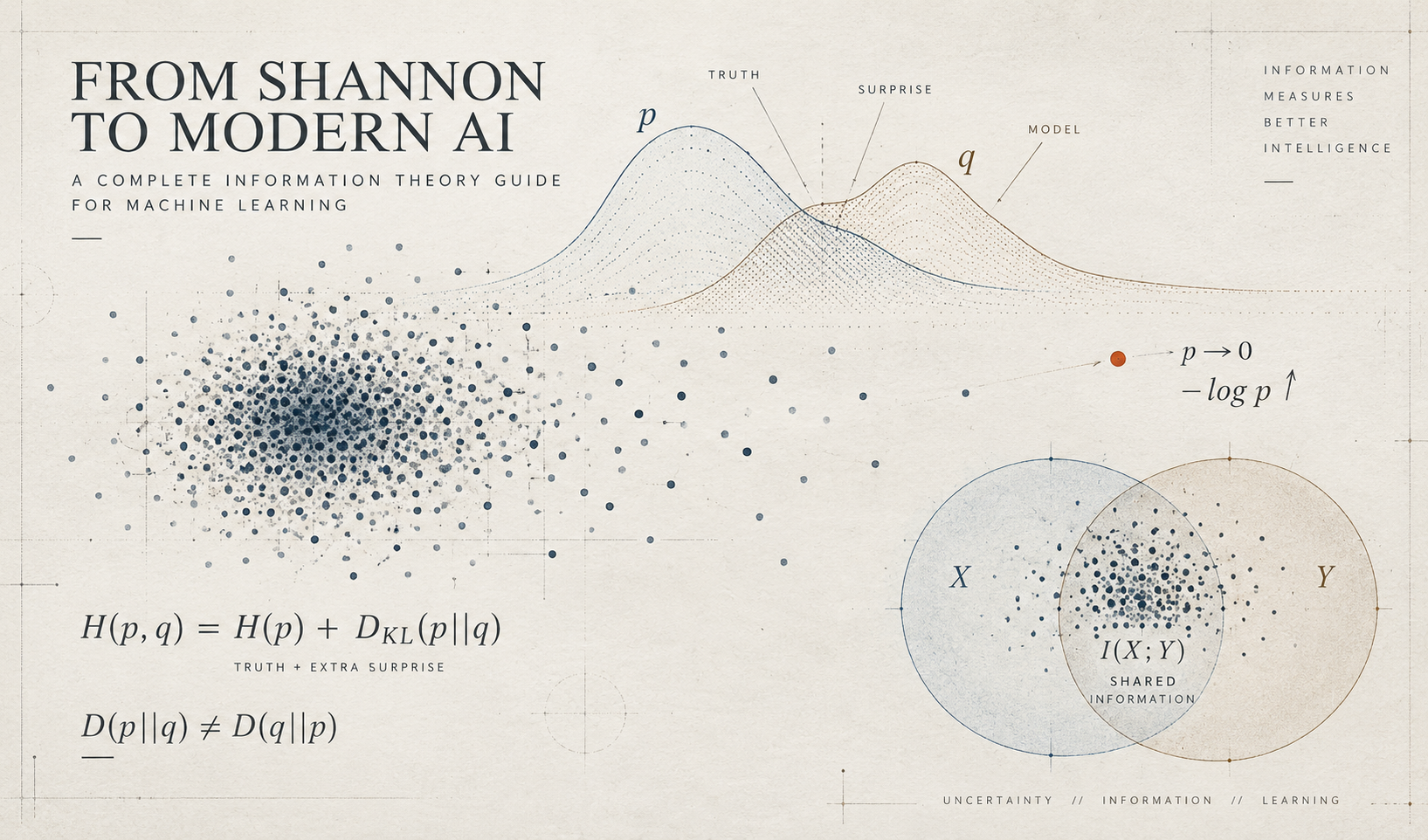 From Shannon to Modern AI: A Complete Information Theory Guide for Machine Learning