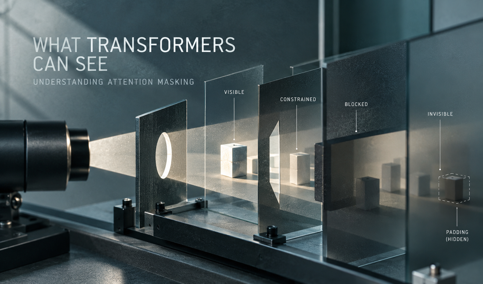 What Transformers Can See: Understanding Attention Masking
