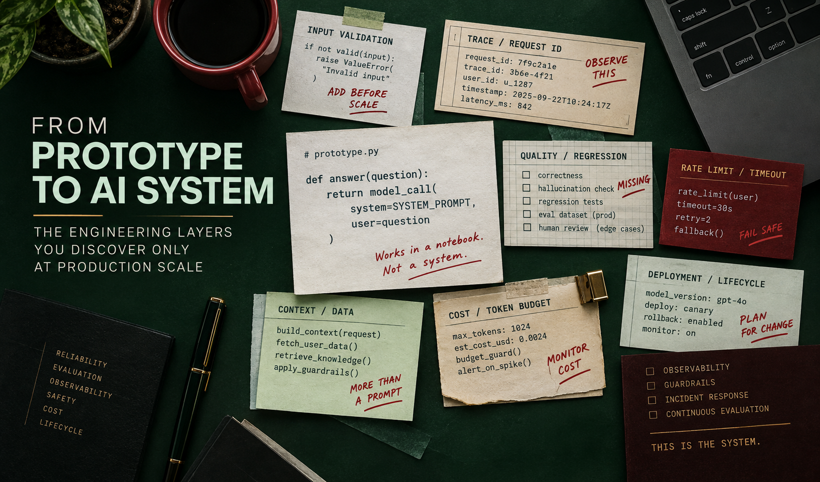 From Prototype to AI System: The Engineering Layers You Discover Only at Production Scale