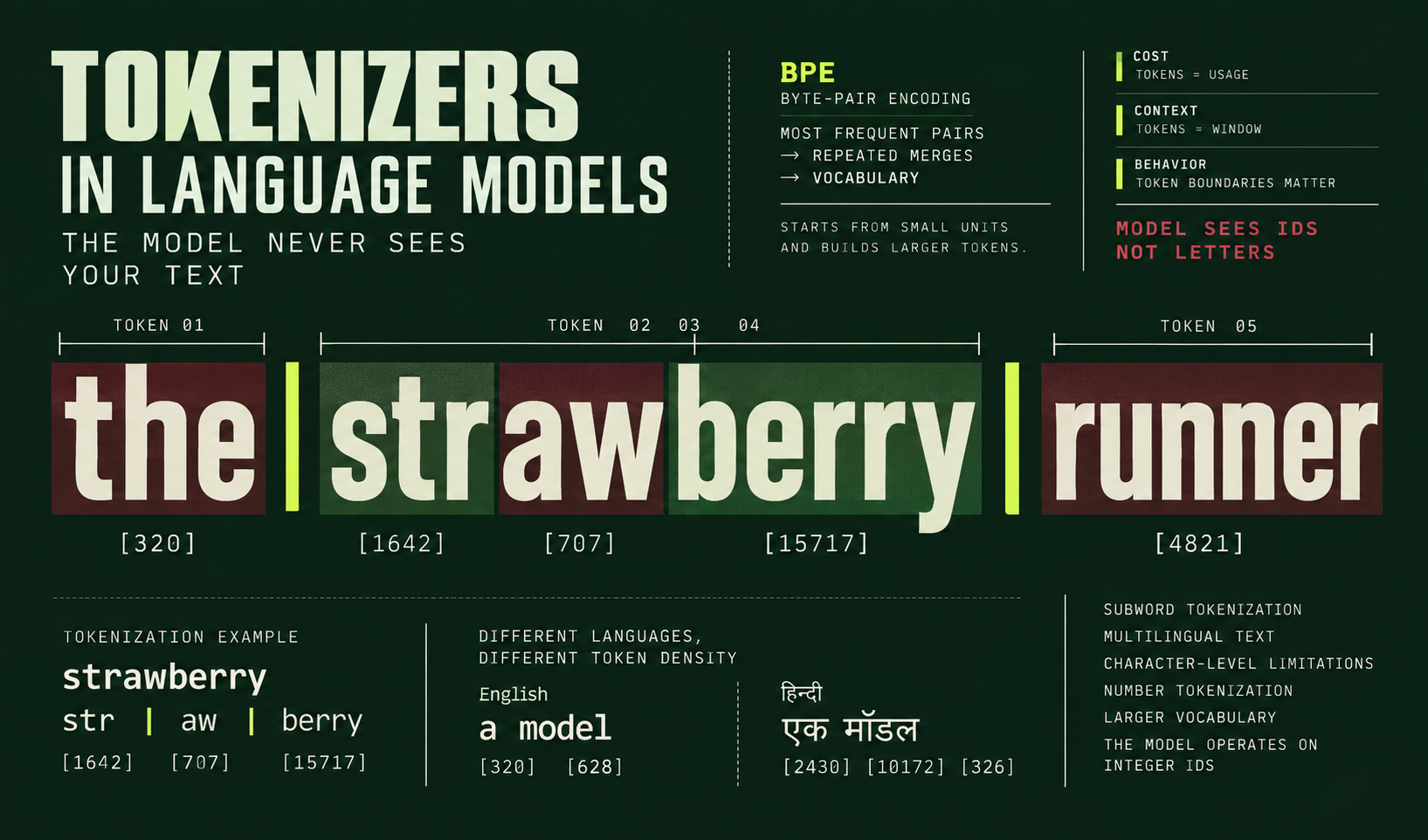 Tokenizers in Language Models