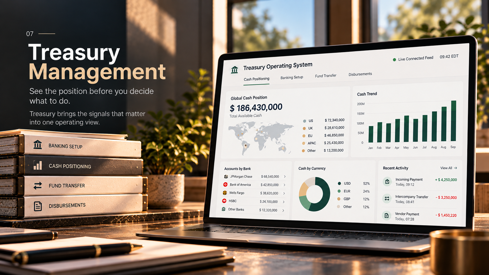 Treasury Management product visual